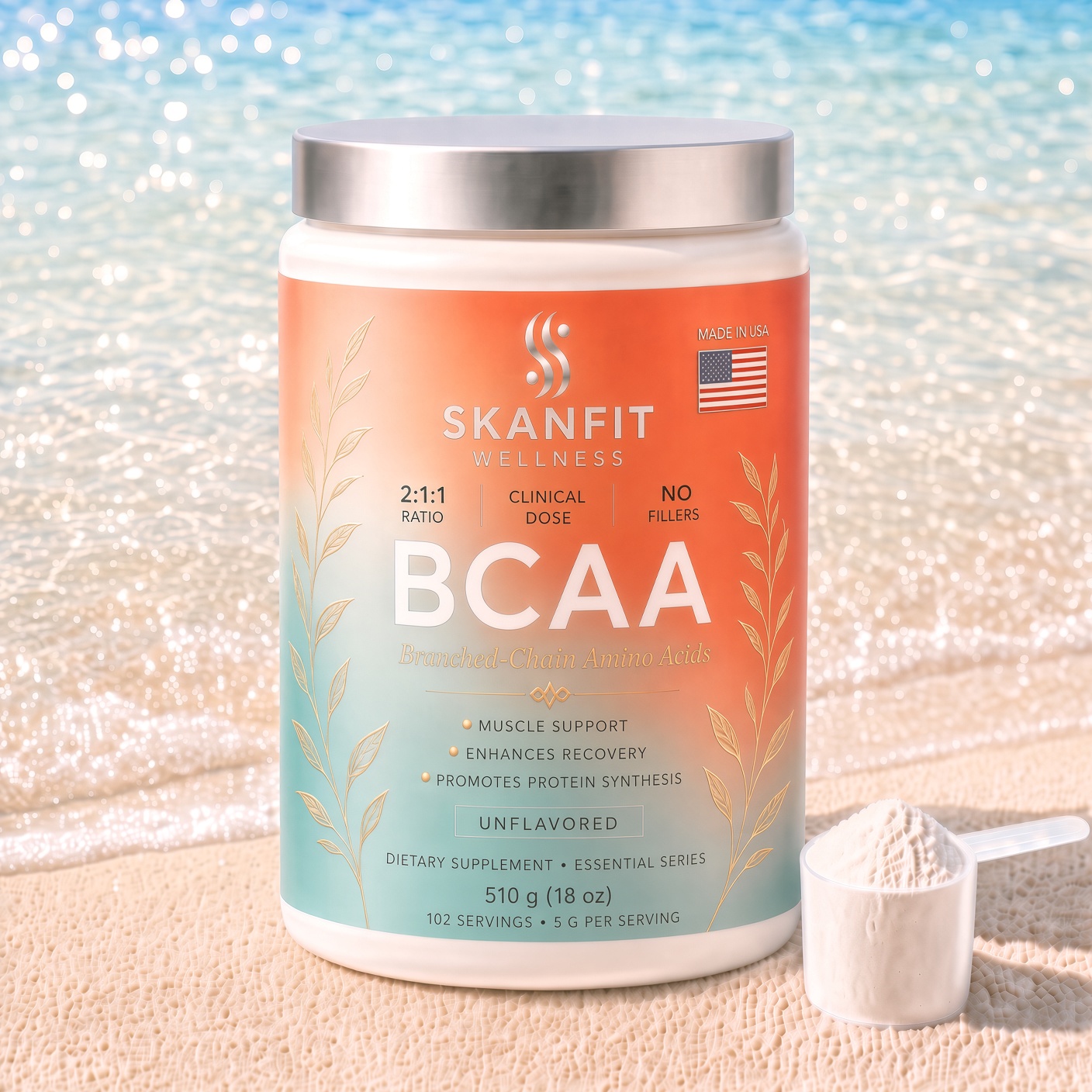 SKANFIT BCAA 2:1:1 · frente