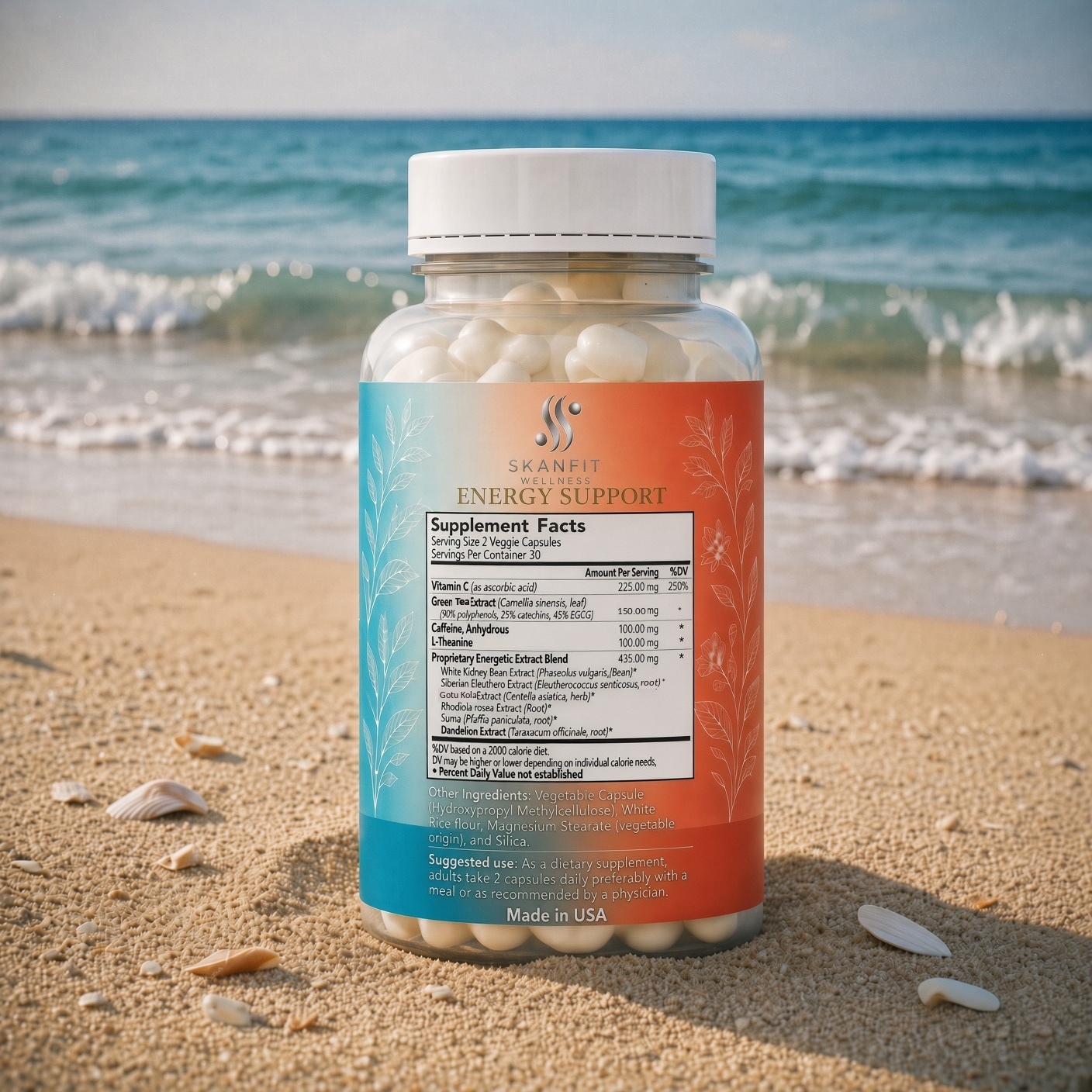 SKANFIT Energy Support · reverso