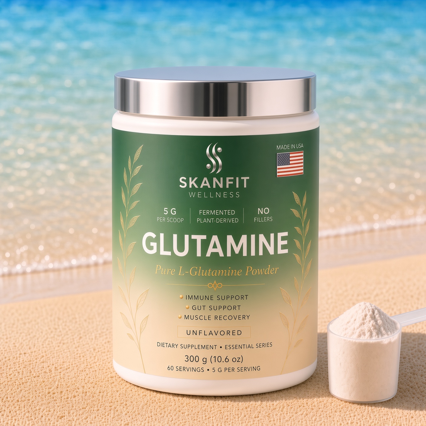 SKANFIT Glutamina · frente