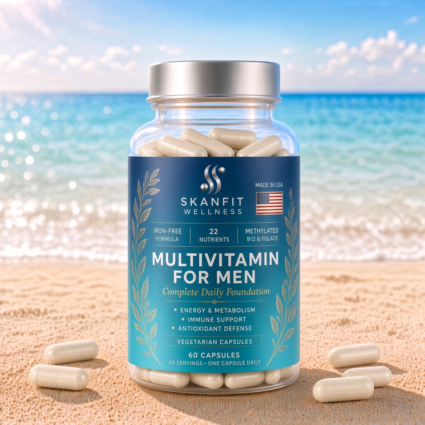SKANFIT Multivitamínico Hombre · frente