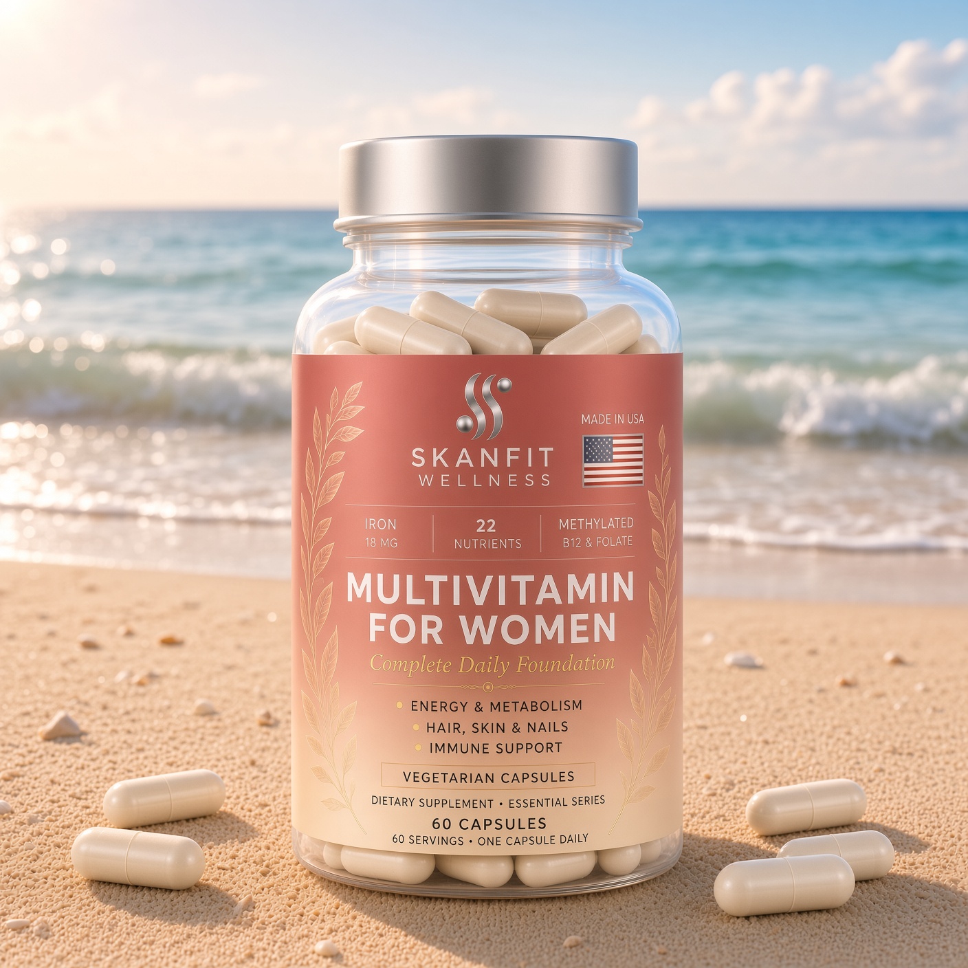 SKANFIT Multivitamínico Mujer · frente