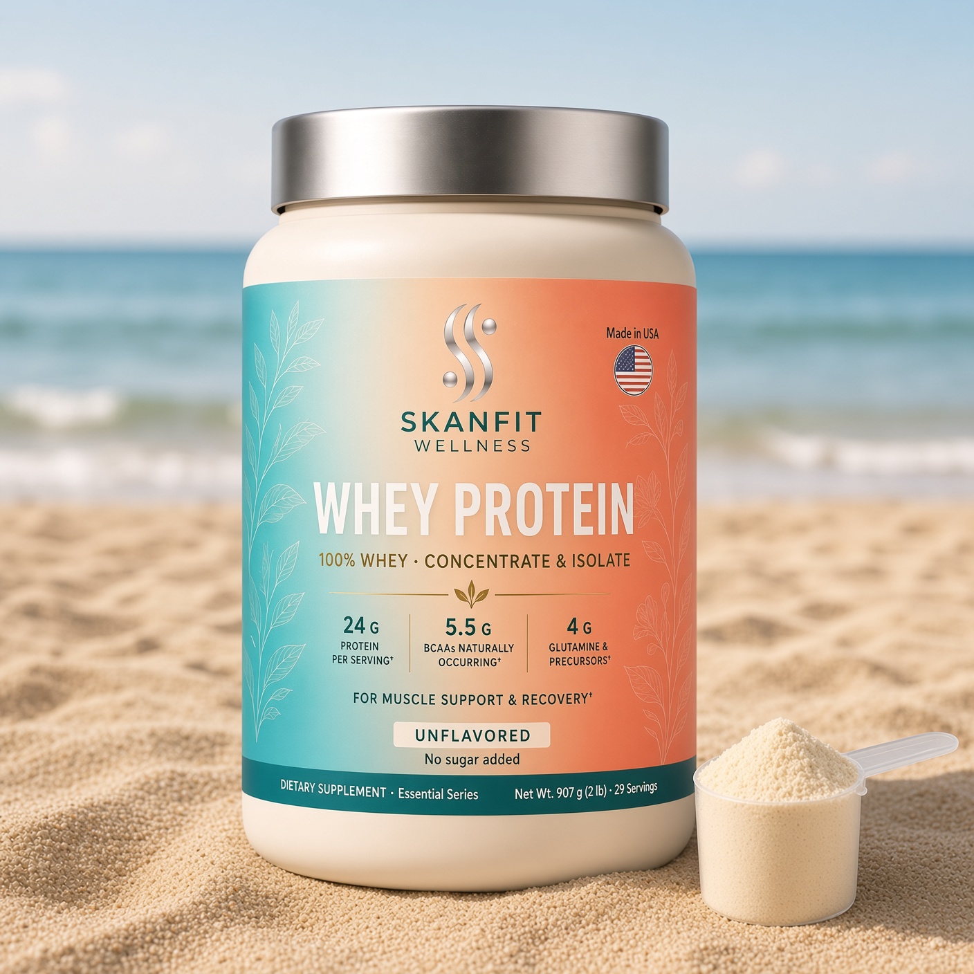 SKANFIT Proteína Whey · frente